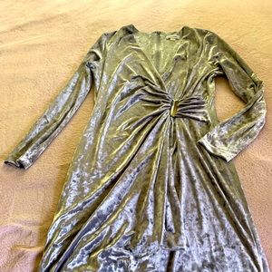 Calvin Klein crushed velour party dress sz 12